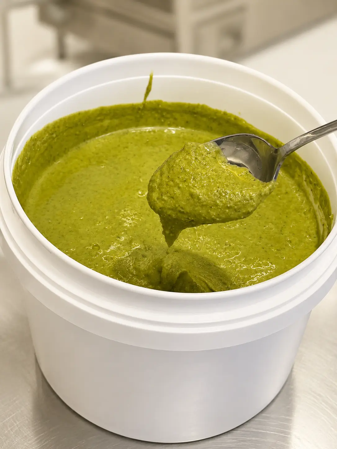 Bulk pistachio spread format for professional and industrial customers